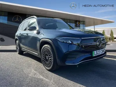 Used Mercedes EQB350 AMG line 214 kW (292 HP) 2022 Blue SUV