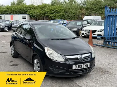 Used Vauxhall Corsa 100 HP (73 kW) 2010 Black Hatchback