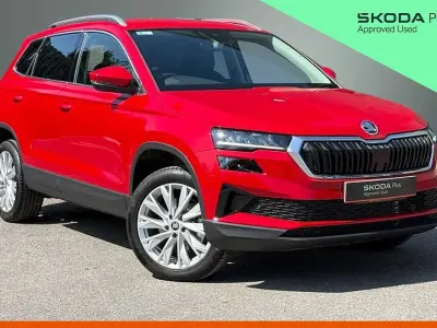 New Skoda Karoq SE L 110 HP (80 kW) 2026 Velvet red metallic SUV