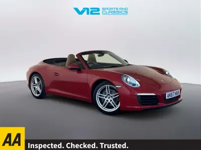 Used Porsche 991 2017 Red Cabriolet