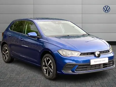 Used VW Polo Match 95 HP (69 kW) 2026 Blue Hatchback