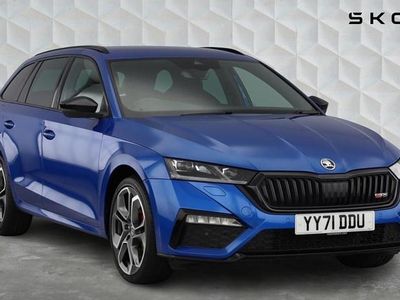Used Skoda Octavia vRS 245 HP (180 kW) 2022 Blue Estate