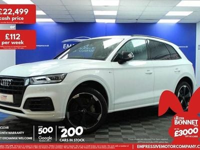 Used Audi Q5 Black Edition 190 HP (139 kW) 2019 White SUV