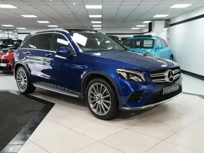 Used Mercedes GLC350 AMG line 2018 Blue SUV