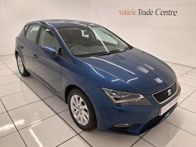 Used Seat Leon SE 110 HP (80 kW) 2015 Blue Hatchback