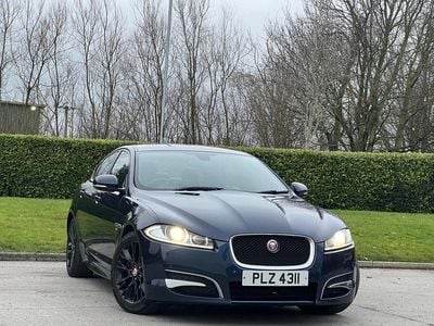 Begagnad Jaguar XF R-Sport 2014 Blå Sedan
