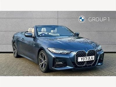 Used BMW 430 Cabriolet M Sport 245 HP (180 kW) 2021 Blue Cabriolet
