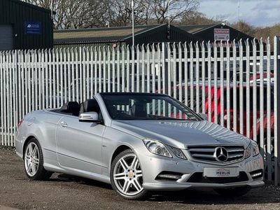 Used Mercedes E220 170 HP (125 kW) 2012 Silver Cabriolet