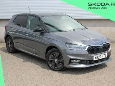 Used Skoda Fabia Colour Edition 94 HP (69 kW) 2022 Graphite grey metallic black magic pearl effect Hatchback