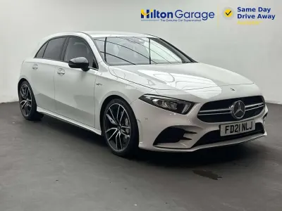 Used Mercedes A35 AMG Premium 2021 White Hatchback