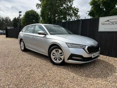 Used Skoda Octavia SE Technology 110 HP (80 kW) 2022 Silver Estate