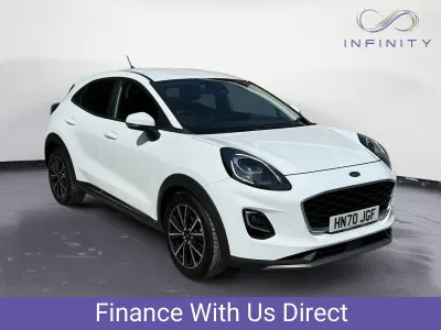 Used Ford Puma Titanium 125 HP (91 kW) 2020 White SUV