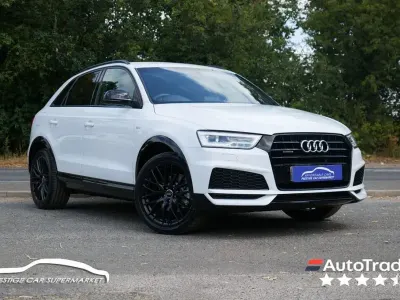 Used Audi Q3 Black Edition 180 HP (132 kW) 2017 White SUV