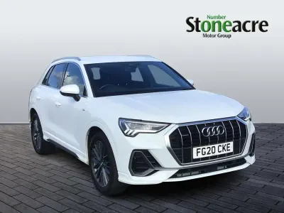Używany Audi Q3 S-Line 187 KM (137 kW) 2020 Biały SUV