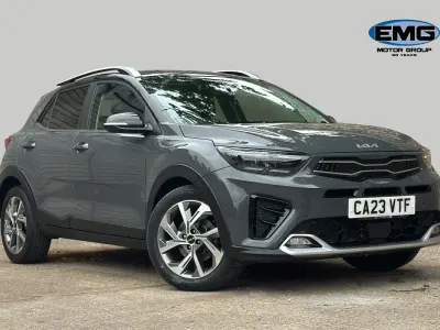 Used Kia Stonic GT-Line S 118 HP (86 kW) 2023 Storm grey / black roof SUV