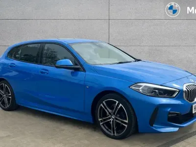 Used BMW 118 M Sport 140 HP (102 kW) 2020 Misano blue metallic Hatchback