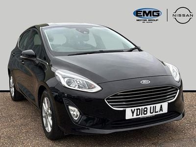 Used Ford Fiesta Zetec 100 HP (73 kW) 2018 Black Hatchback