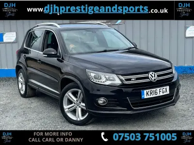 Used VW Tiguan R-line Edition 150 HP (110 kW) 2016 Black SUV