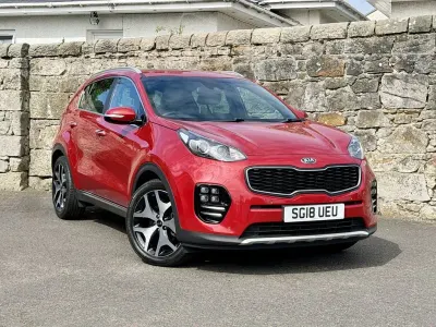 Used Kia Sportage GT-Line 115 HP (84 kW) 2018 Red SUV