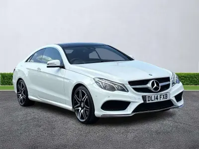 Used Mercedes E400 AMG 2014 White Coupe