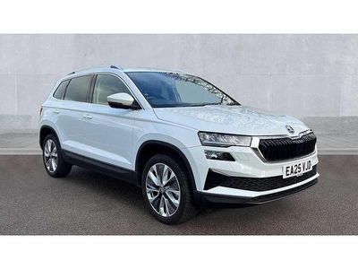 Used Skoda Karoq SE L 110 HP (80 kW) 2025 Moon white metallic SUV