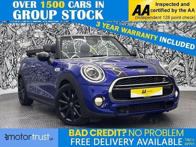Blue Used 2018 Mini Cooper S Cabriolet Cabriolet | £11,895 (Fair price)
