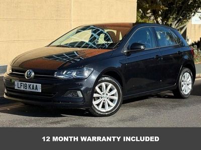 Used VW Polo SE 95 HP (69 kW) 2018 Black Hatchback
