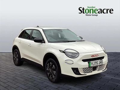 White New 2025 Fiat 600 Red SUV | £19,990