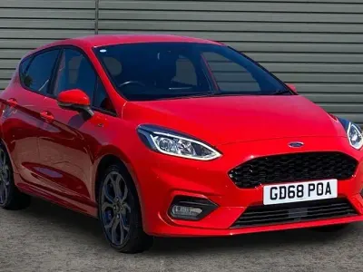 Used Ford Fiesta ST-Line 125 HP (91 kW) 2019 Red Hatchback