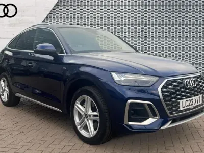 Used Audi Q5 S-Line 265 HP (194 kW) 2023 Blue SUV