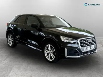 Begagnad Audi Q2 S-Line 150 HK (110 kW) 2017 Svart SUV