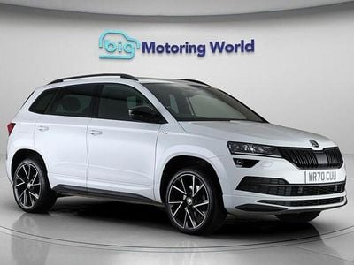 Used Skoda Karoq SportLine 150 HP (110 kW) 2020 White SUV