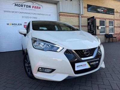 Begagnad Nissan Micra Acenta Limited Edition 2018 Vit Halvkombi