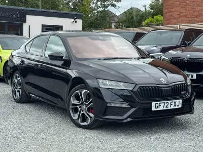 Used Skoda Octavia vRS 245 HP (180 kW) 2022 Black Hatchback