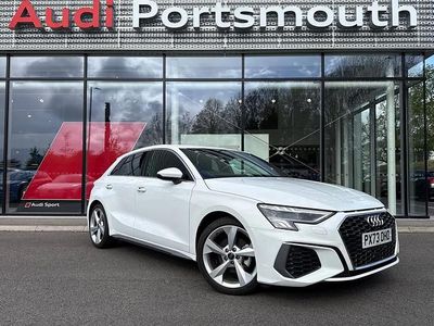 Used Audi A3 S-Line 147 HP (108 kW) 2023 White Sedan