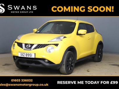 Used Nissan Juke Tekna 117 HP (86 kW) 2016 Yellow SUV