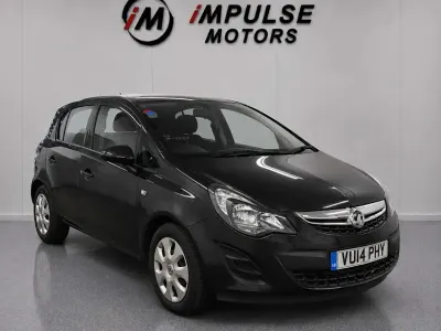Used Vauxhall Corsa Design Edition 90 HP (66 kW) 2014 Black Hatchback