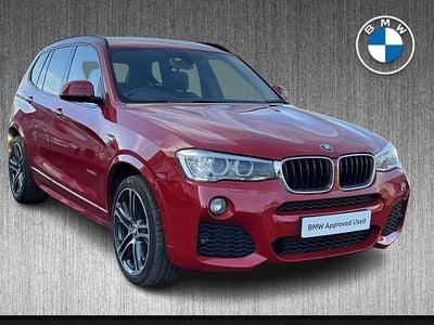 Used BMW X3 M Sport 187 HP (137 kW) 2017 Red SUV