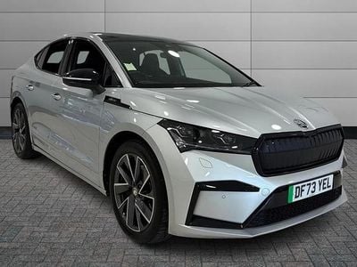 Used Skoda Enyaq iV SportlinePlus 194 kW (265 HP) 2023 Brilliant silver metallic SUV