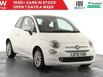 Used Fiat 500 Lounge 70 HP (51 kW) 2020 White Hatchback