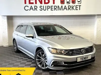 Used VW Passat R-line 190 HP (139 kW) 2016 Silver Estate
