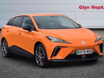 New MG MG4 EV Trophy 319 kW (435 HP) 2025 Orange Hatchback