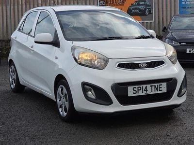 Used Kia Picanto 68 HP (50 kW) 2014 White Hatchback
