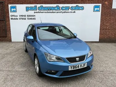 Usata Seat Ibiza 85 CV (62 kW) 2014 Blu Utilitaria