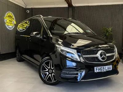 Used Mercedes V220 AMG line 163 HP (119 kW) 2020 Black MPV