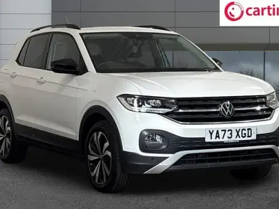 Used VW T-Cross Black Edition 115 HP (84 kW) 2024 White SUV