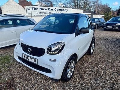 Used Smart ForTwo Cabrio Passion 71 HP (52 kW) 2018 Black Cabriolet