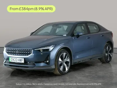 Begagnad Polestar 2 Long Range Single Motor 169 kW (231 HK) 2023 Blå Halvkombi