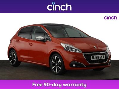 Orange Used 2018 Peugeot 208 Allure Premium Hatchback | £7,249 (Fair price)