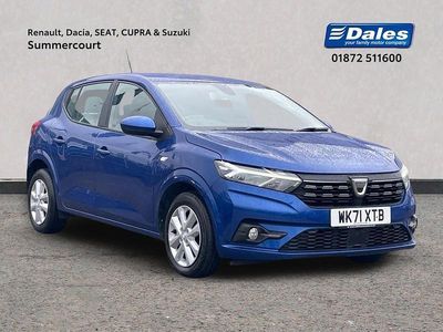 Blue Used 2022 Dacia Sandero Comfort Hatchback | £11,000 (Fair price)